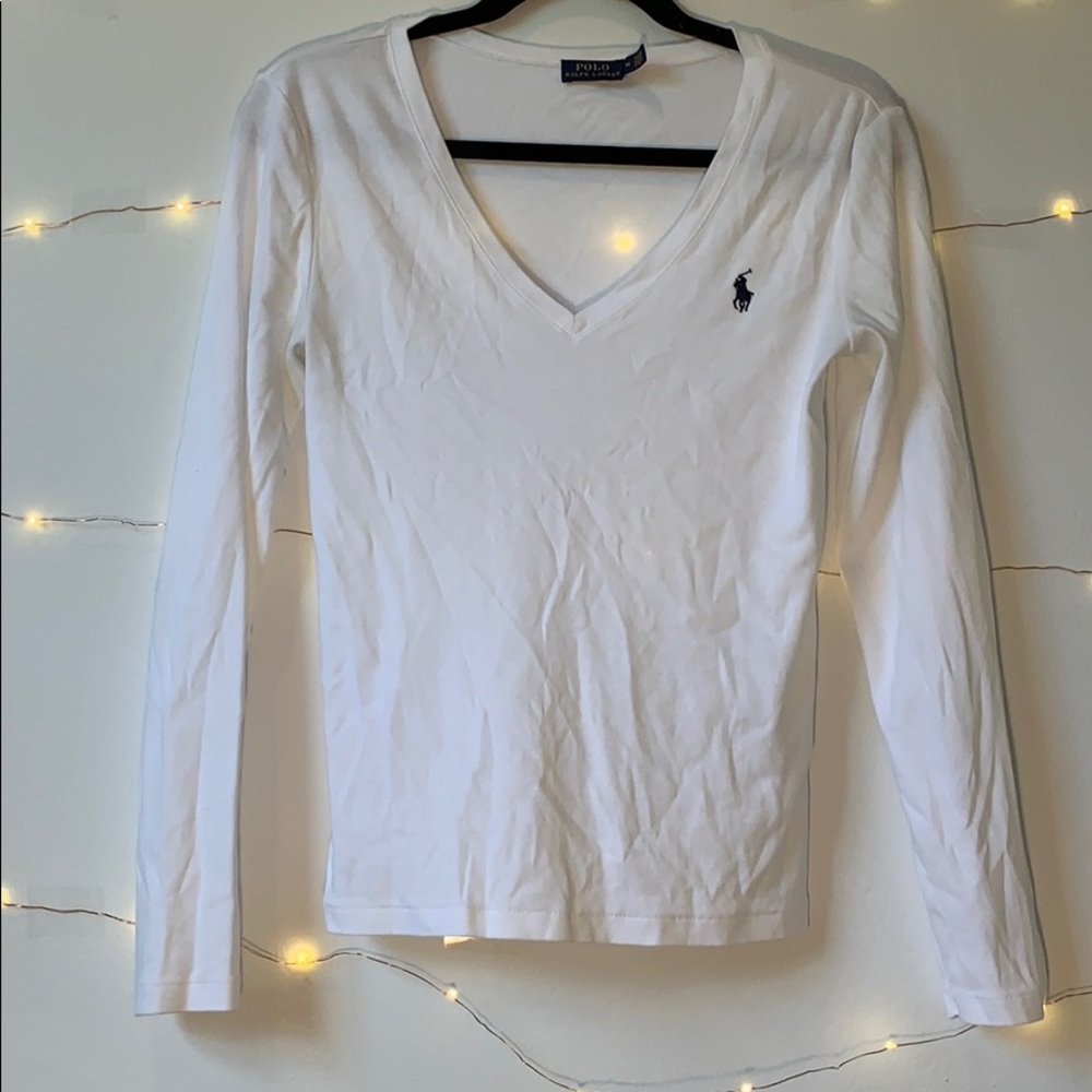 Polo by Ralph Lauren White Long-sleeve